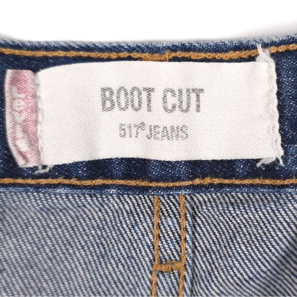 Levi’s 517 Men’s Jeans BOOTCUT 100% Cotton Y2K Size W36 L30 - Picture 3 of 12